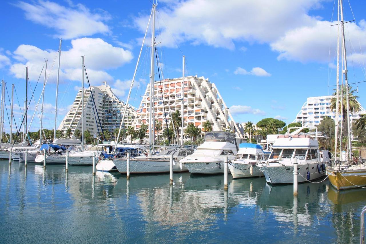 Studio Vue Port - Parking privé - La Grande Motte Exterior foto